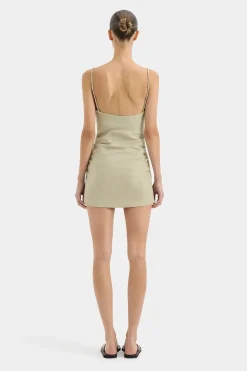 Discount SIR TAMARA MINI DRESS Olive