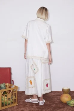 Online ALÉMAIS TEDDY SHIRT Cream