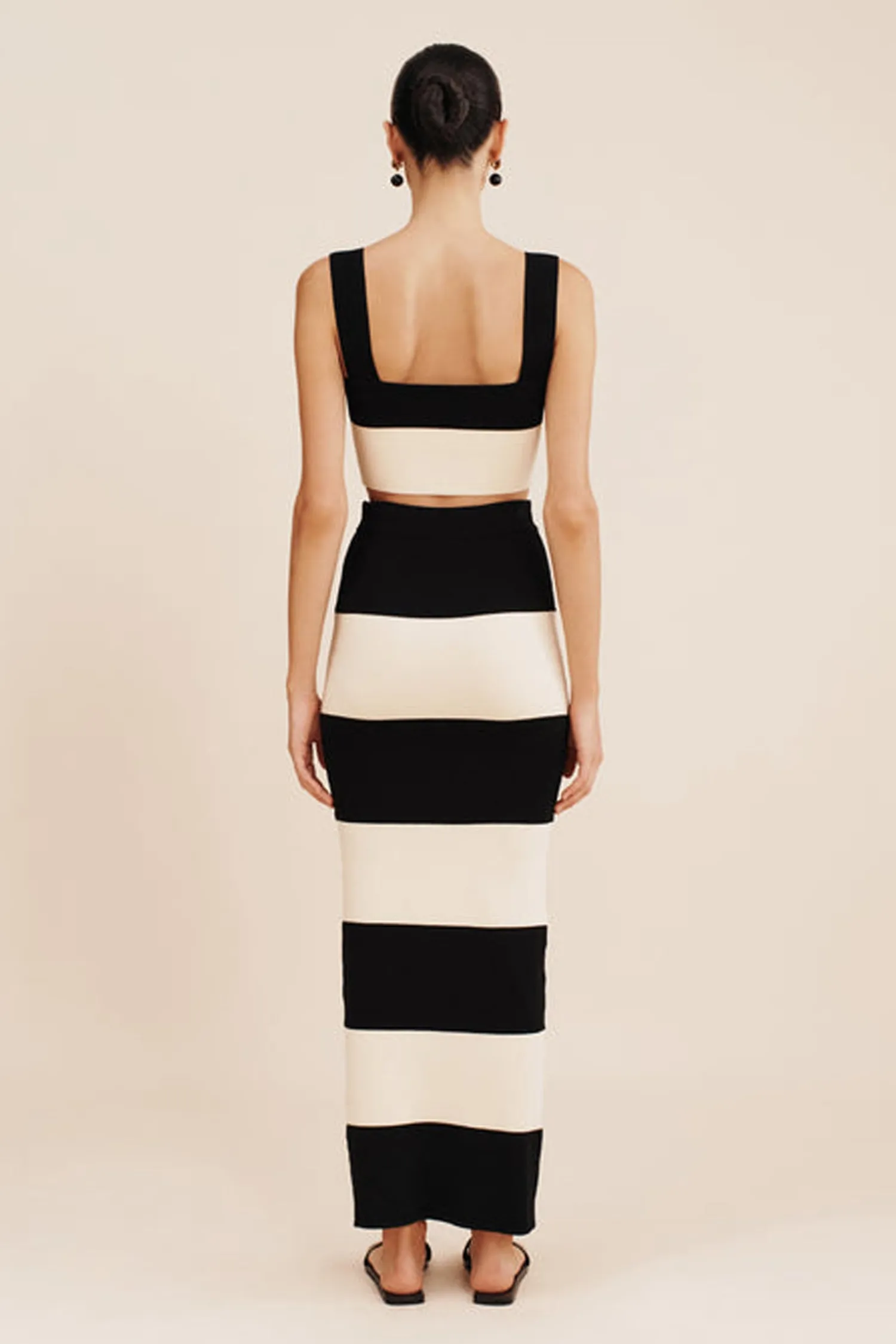 Discount POSSE THEO SKIRT Cream&Black