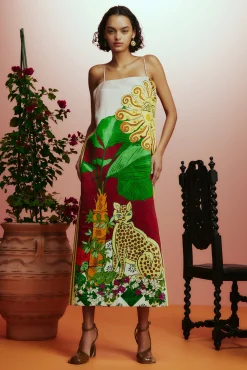 Best Sale ALÉMAIS TIGER SLIP DRESS