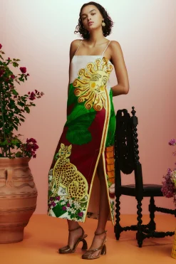 Best Sale ALÉMAIS TIGER SLIP DRESS