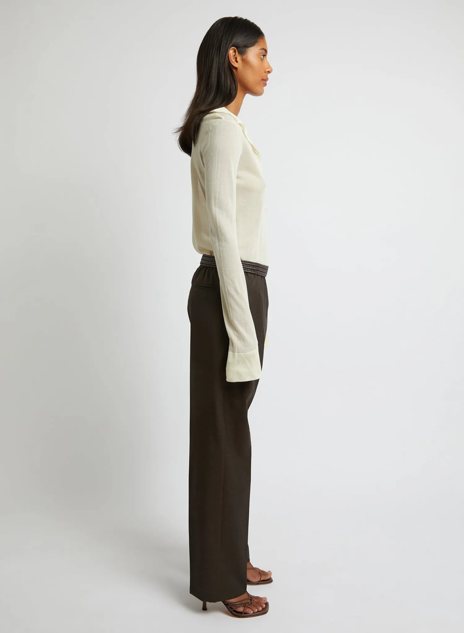 Cheap CHRISTOPHER ESBER TRINITY PANT Cocoa