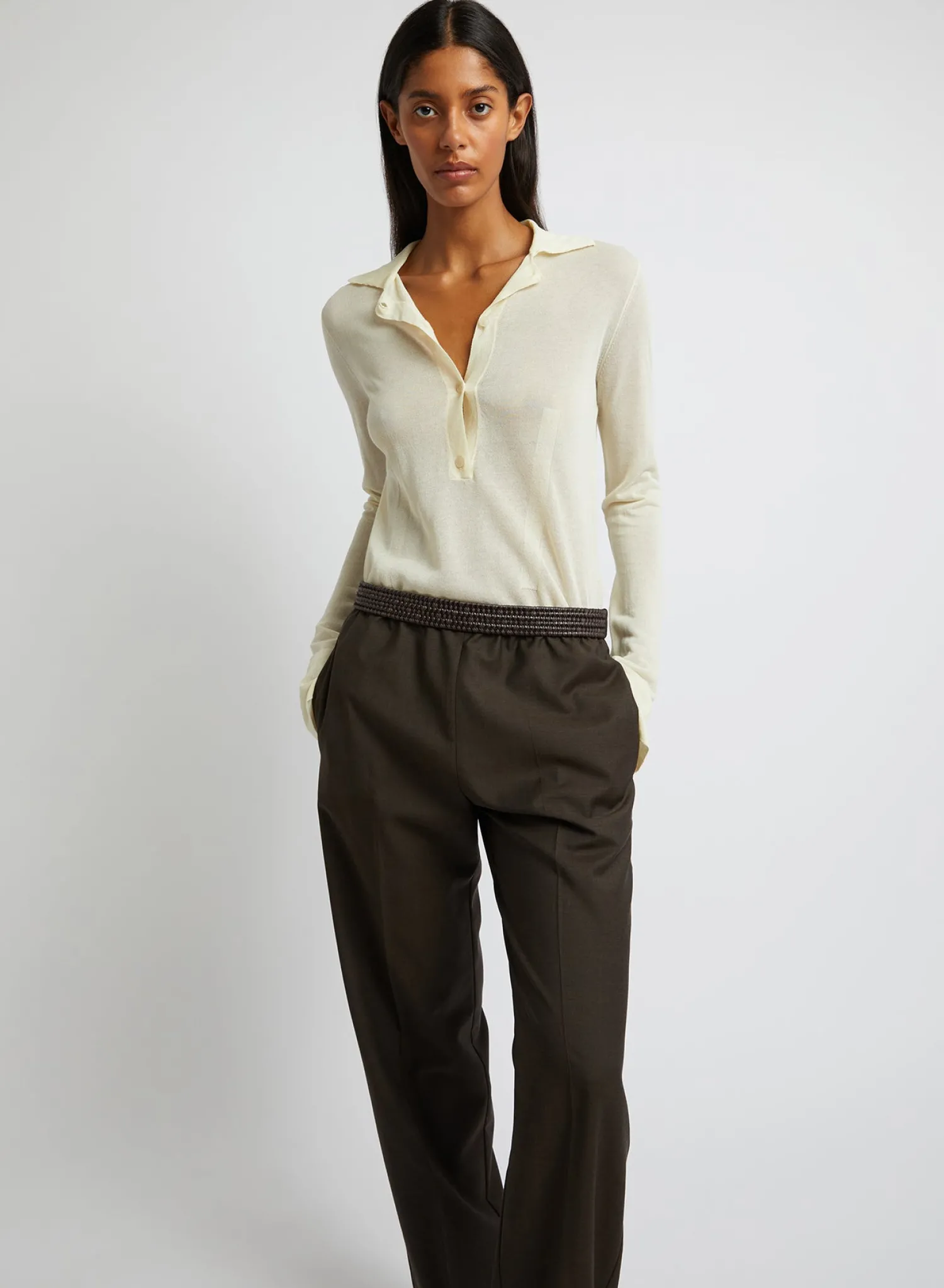 Cheap CHRISTOPHER ESBER TRINITY PANT Cocoa