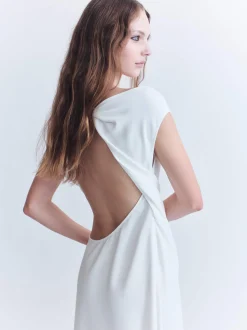 Store COURTNEY ZHENG TWIST BACK GOWN
