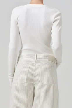 Hot CITIZENS OF HUMANITY VARRA HENLEY TOP Pashmina