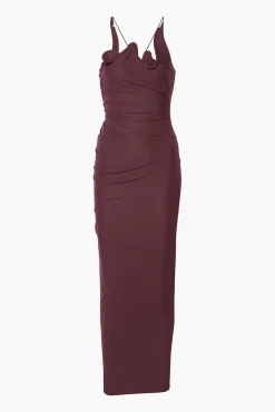 Clearance CHRISTOPHER ESBER VENUS CAMI DRESS Mahogany