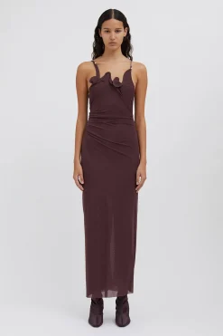 Clearance CHRISTOPHER ESBER VENUS CAMI DRESS Mahogany