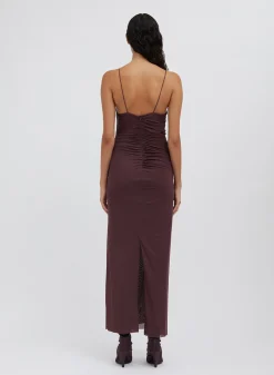 Clearance CHRISTOPHER ESBER VENUS CAMI DRESS Mahogany