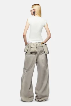 Flash Sale THE ATTICO VINTAGE GREY LONG PANTS VintageGrey