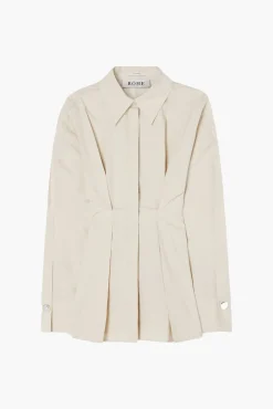 Hot RÓHE WAISTED POPLIN SHIRT Sand