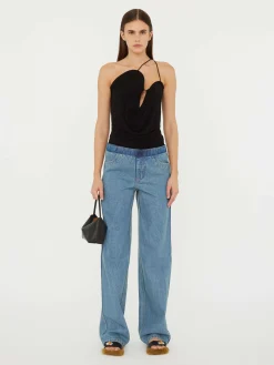 Shop CHRISTOPHER ESBER WAVE COIL TOP Black