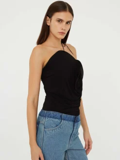 Shop CHRISTOPHER ESBER WAVE COIL TOP Black