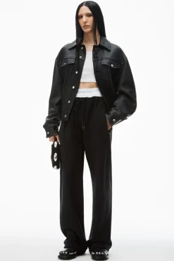 Cheap ALEXANDERWANG.T WIDE LEG SWEATPANT