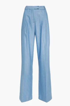 Best DES PHEMMES WIDE SUIT PANT DustBlue