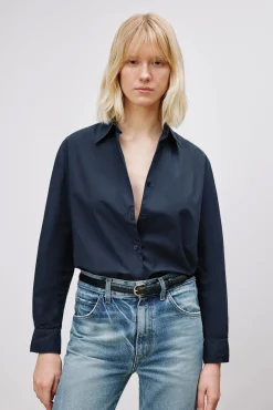 Cheap NILI LOTAN YORKE SHIRT Midnight