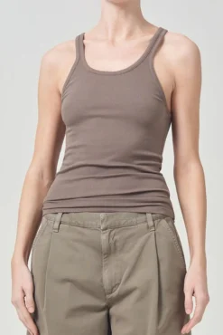 New AGOLDE ZANE TANK KilinBrown